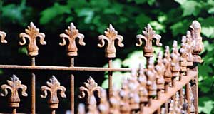 Example of Cemetery Ironwork