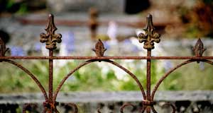 Example of Cemetery Ironwork
