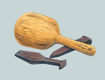 Chisel and Wooden Mallet